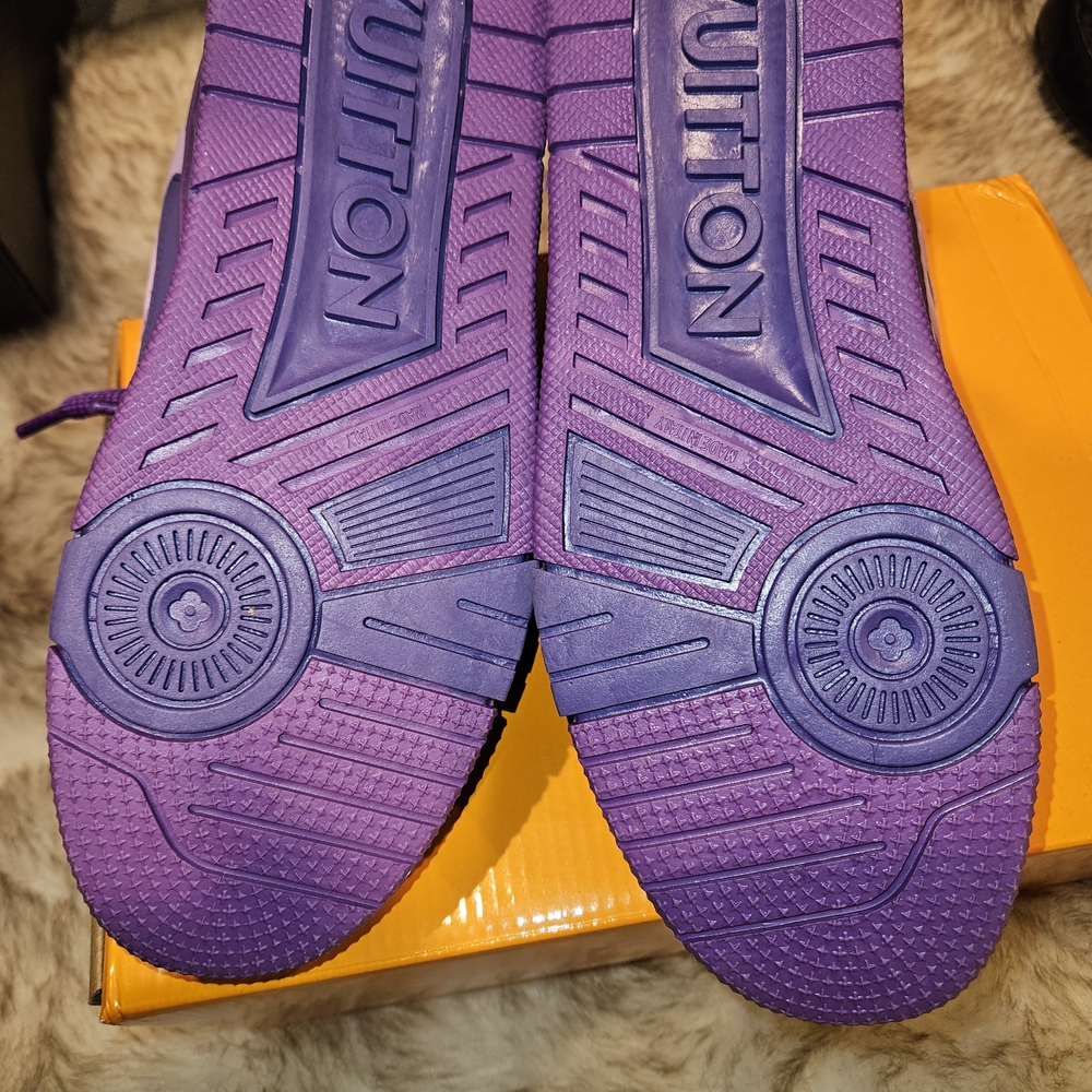 Louis Vuitton Purple and Lavender Athletic Shoes - Picture 2 of 3